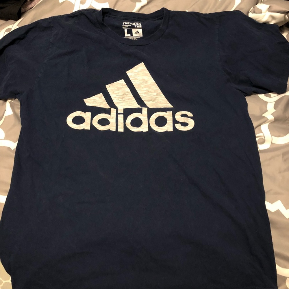 Adidas blue shirt
